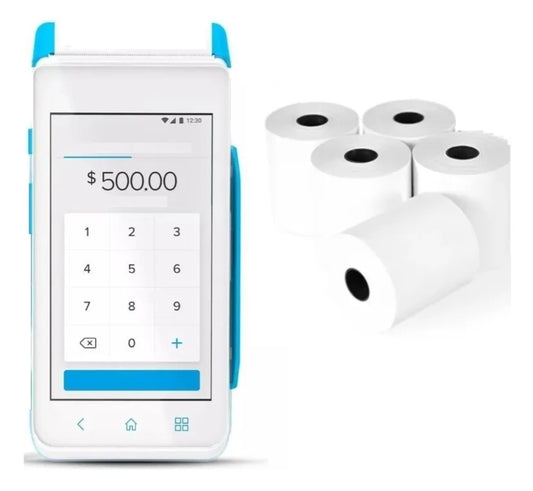 10 rollos Para Terminal Mercado Pago, Terminal Clip